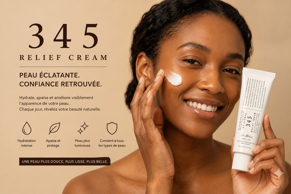 En 7 jours seulement redonne de lecar a votre visage avce Creme 345 DR. Althea