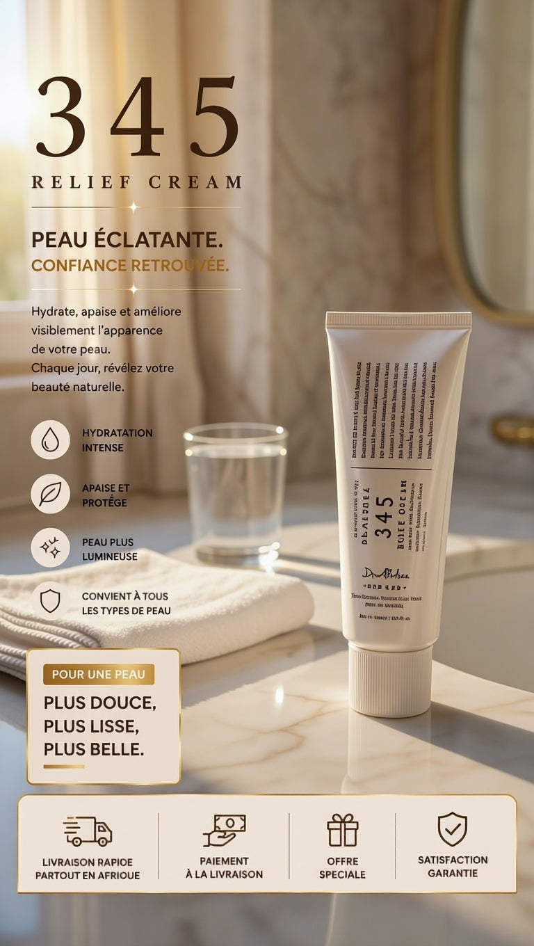 En 7 jours seulement redonne de lecar a votre visage avce Creme 345 DR. Althea