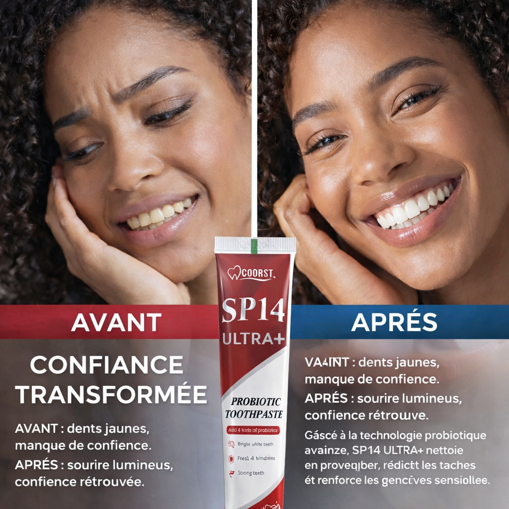 ✨ 14 jours suffisent Dents blanches • Sourire éclatant • Haleine fraîche  Avec SP-14 Blanchissant